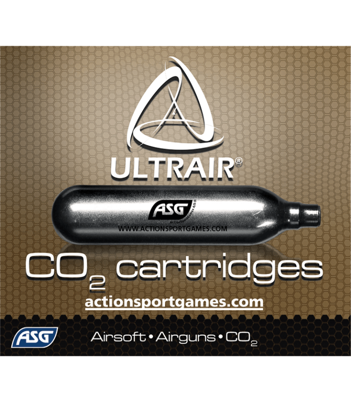ΑΜΠΟΥΛΑ CO2, 12gr, ASG, Συσκευασία 5Τεμ.