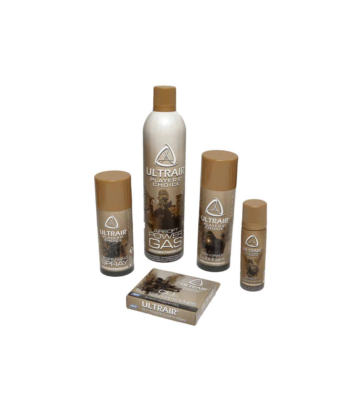 ΑΜΠΟΥΛΑ CO2, 12gr, ASG, Συσκευασία 5Τεμ.