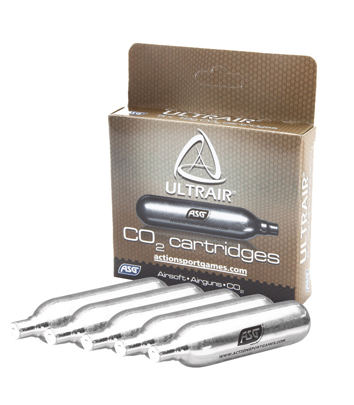 ΑΜΠΟΥΛΑ CO2, 12gr, ASG, Συσκευασία 5Τεμ.