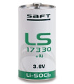 ΜΠΑΤΑΡΙΑ ΛΙΘΙΟΥ SAFT 3.6v, LS17330,2/3A,2100mAh