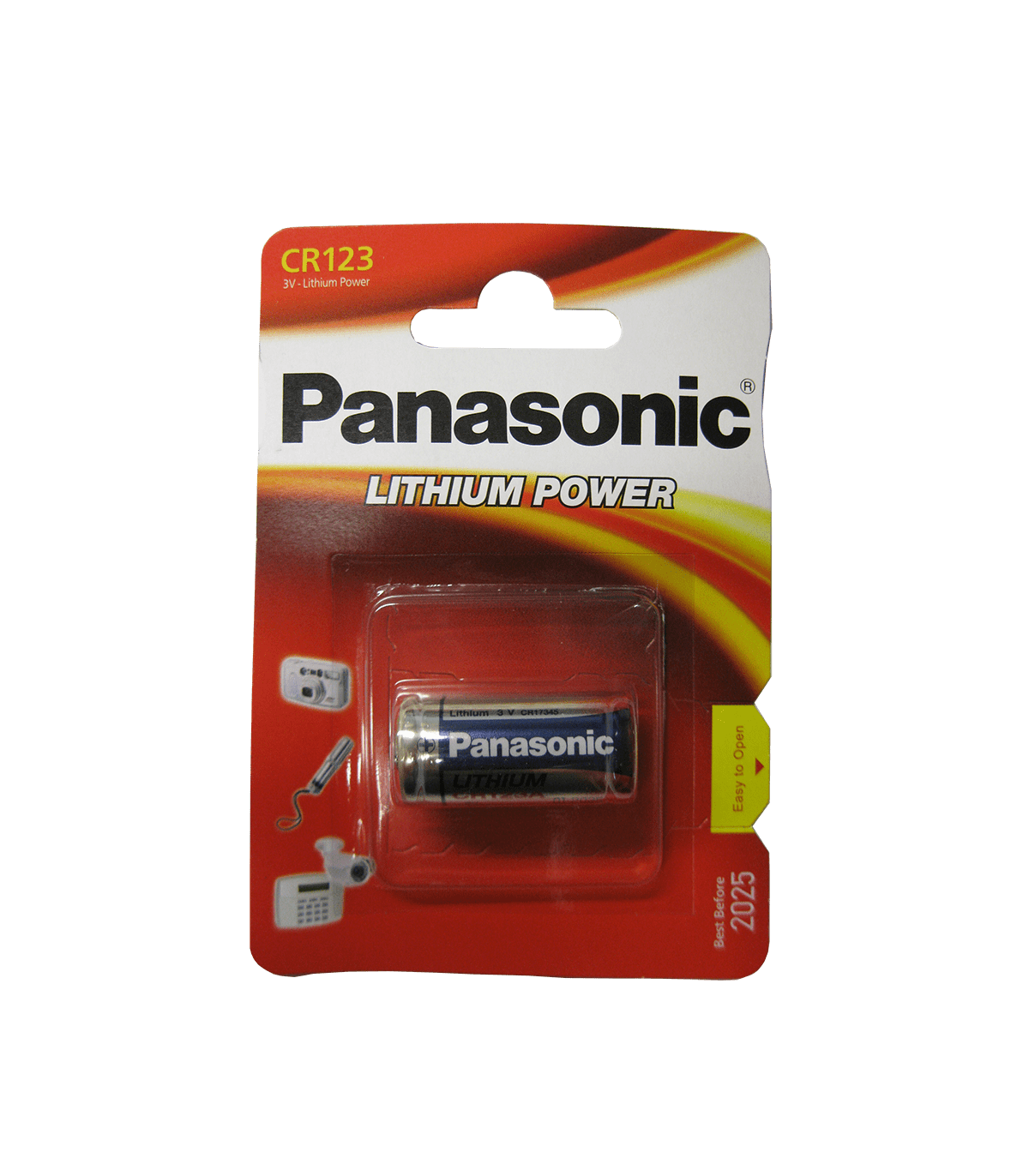 ΜΠΑΤΑΡΙΑ PANASONIC Lithium CR123 BL1 (τιμή τεμαχίου)