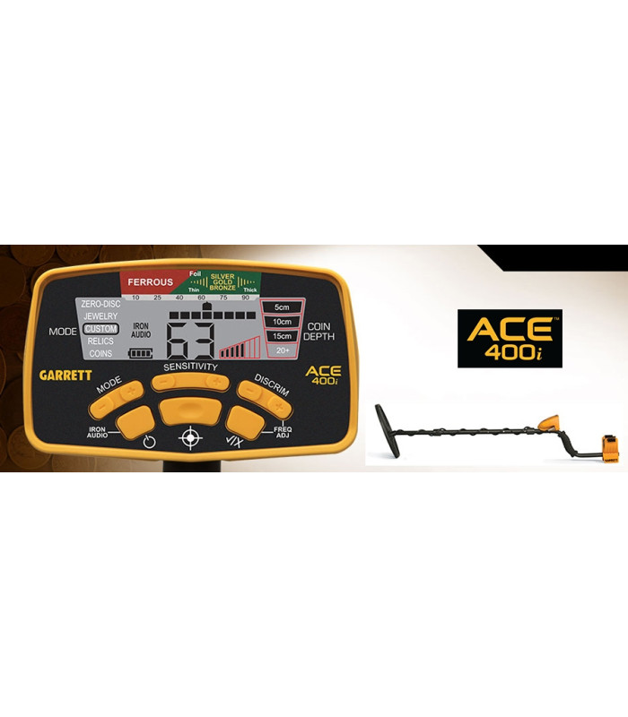 ΑΝΙΧΝΕΥΤΗΣ GARRETT ACE 400i 8,5χ11"