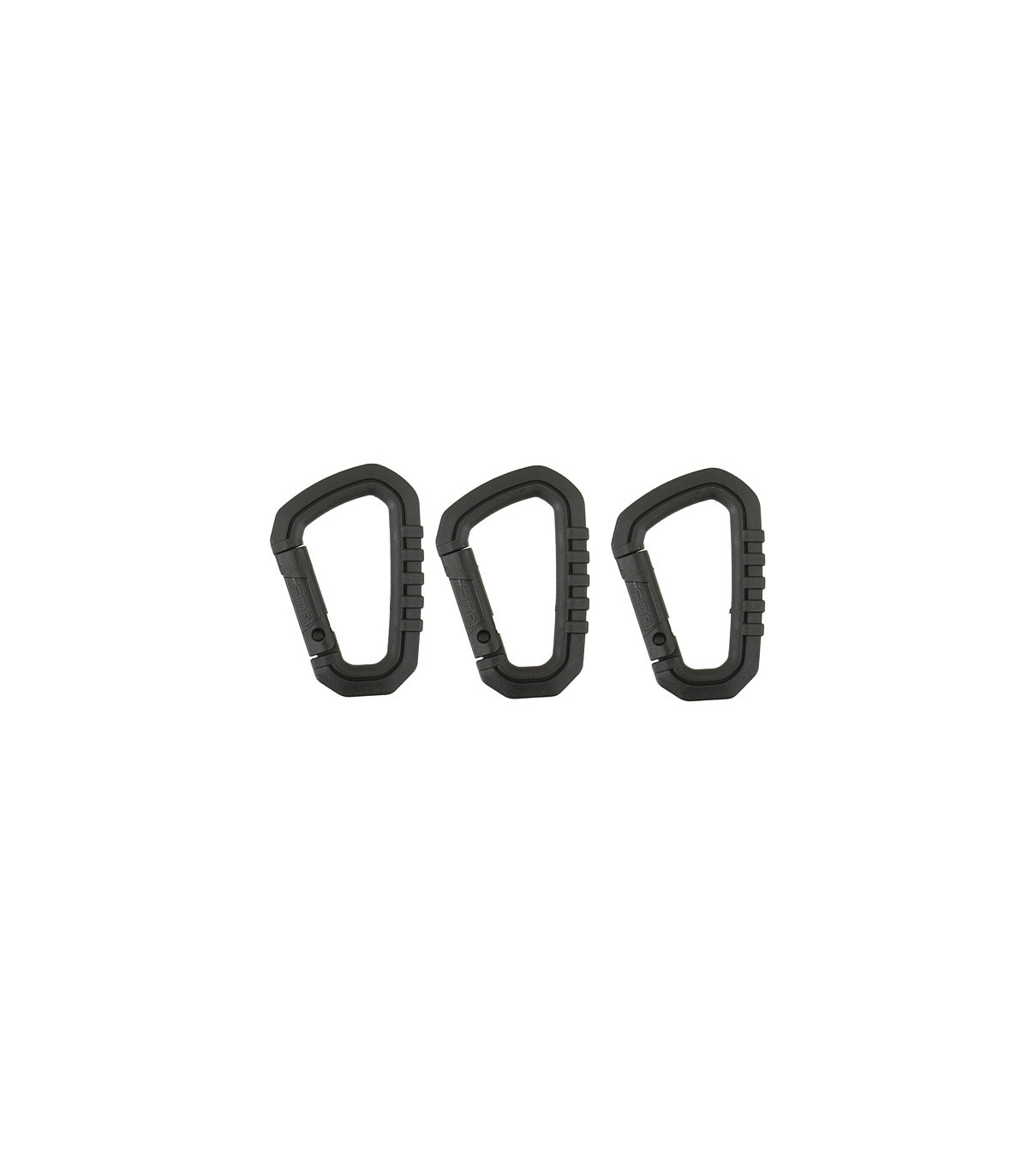 Κρίκοι Καραμπίνερ FMA Νάιλον Carabiner Set 3 Τεμαχίων Πολυμερικοί Ελαφριοί | Sabotage Oddal