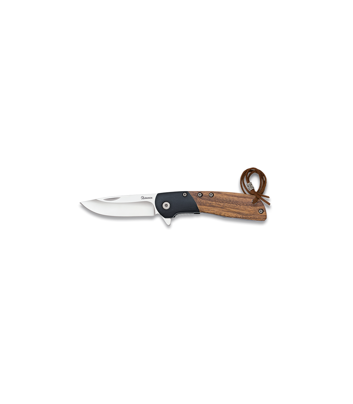 ΣΟΥΓΙΑΣ ALBAINOX, zebra wood pocket knife, 6.7cm, 25054
