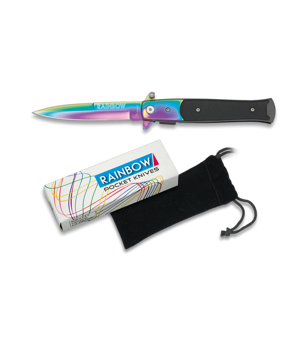 ΣΟΥΓΙΑΣ ALBAINOX, RAINBOW, 10cm, 19836