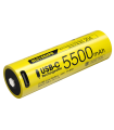 ΜΠΑΤΑΡΙΑ NITECORE 21700 / 5500mAh (τιμή τεμαχίου), NL2155HPR