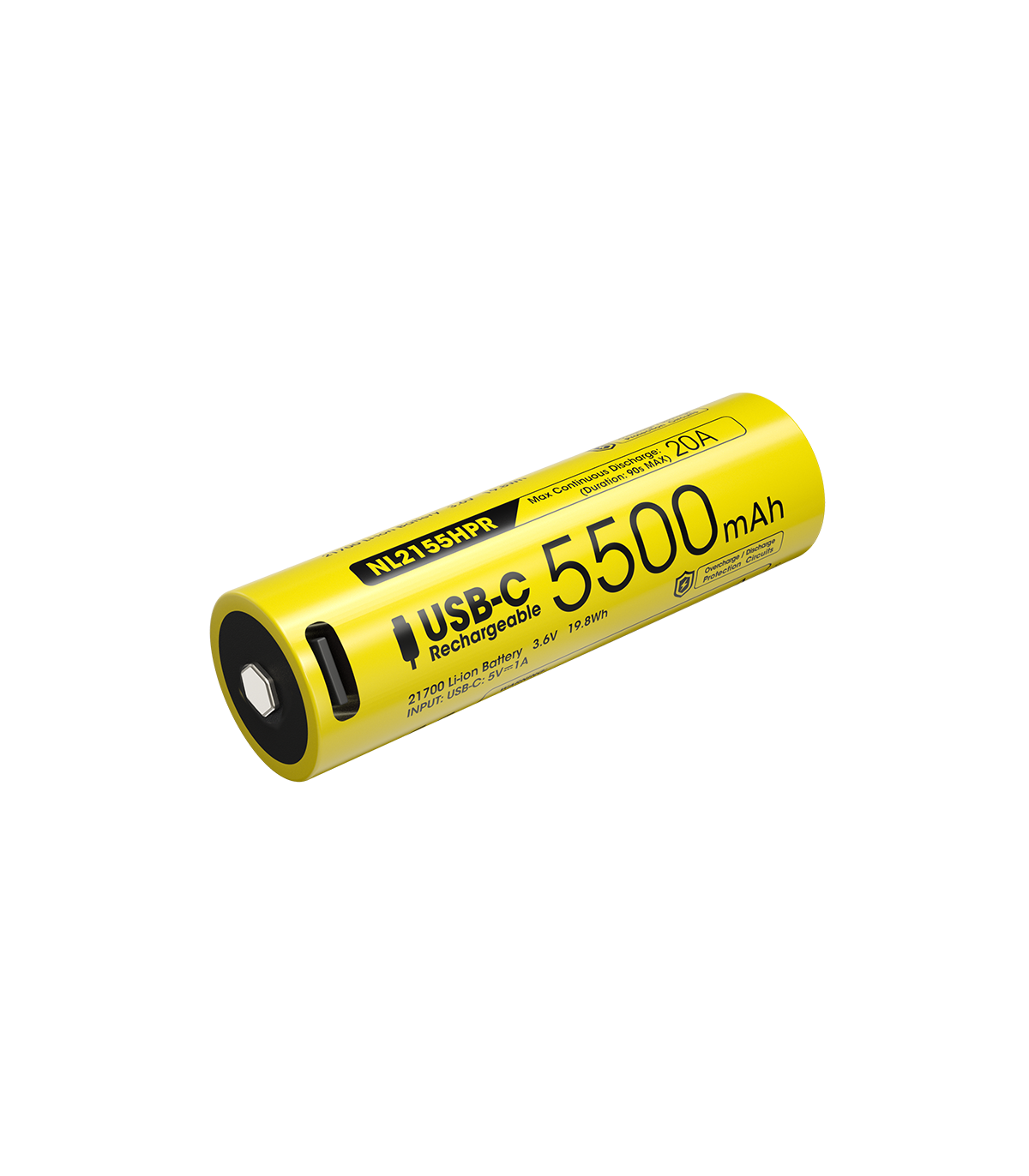 ΜΠΑΤΑΡΙΑ NITECORE 21700 / 5500mAh (τιμή τεμαχίου), NL2155HPR