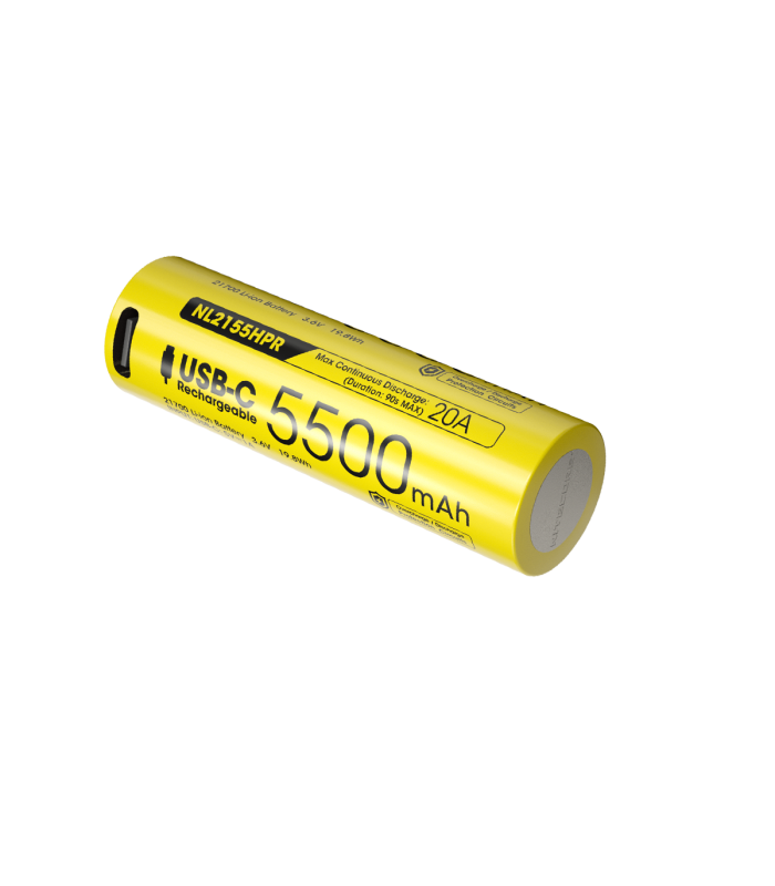 ΜΠΑΤΑΡΙΑ NITECORE 21700 / 5500mAh (τιμή τεμαχίου), NL2155HPR