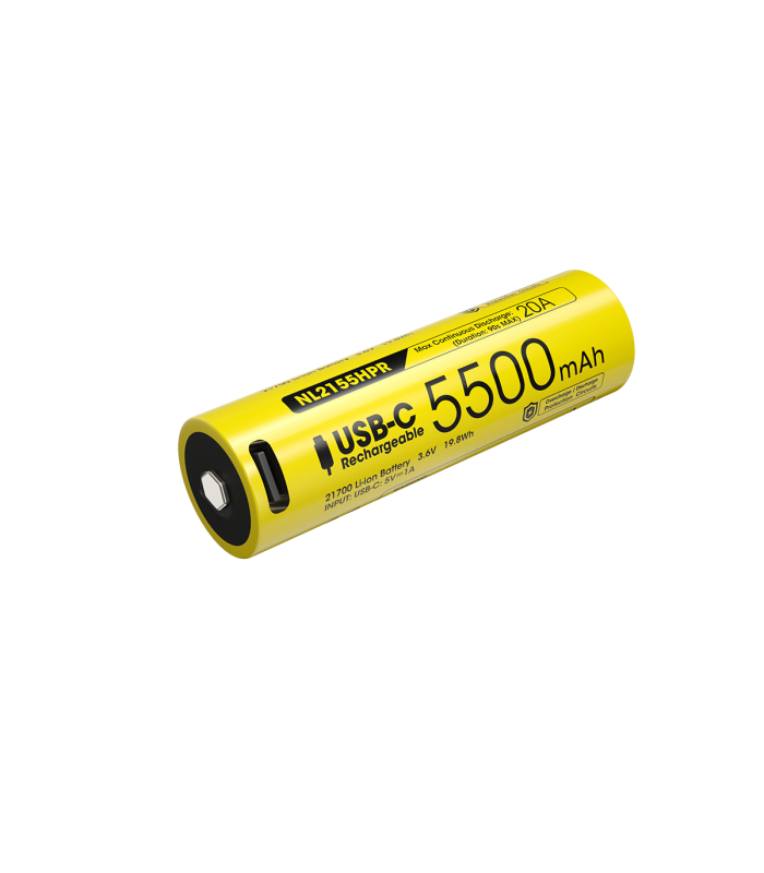 ΜΠΑΤΑΡΙΑ NITECORE 21700 / 5500mAh (τιμή τεμαχίου), NL2155HPR