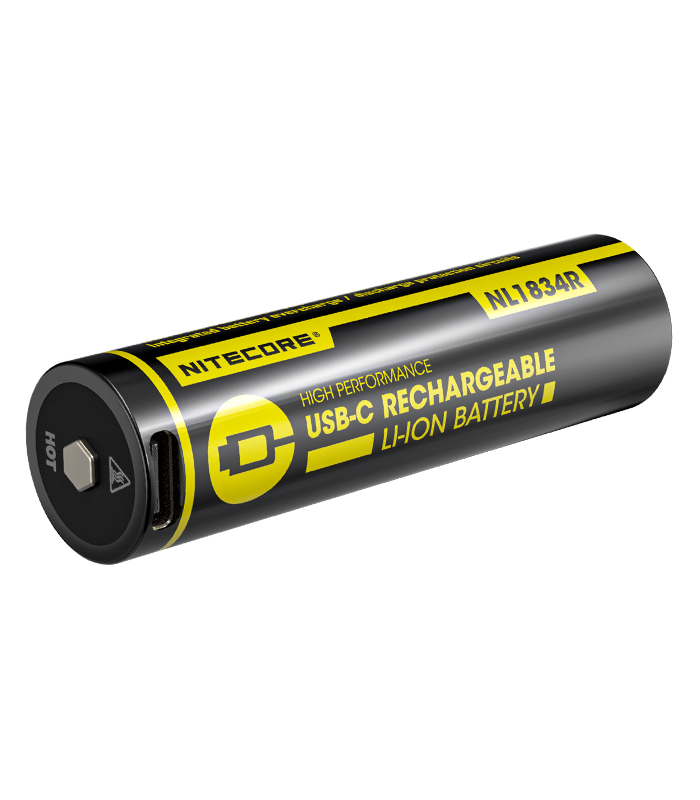 ΜΠΑΤΑΡΙΑ NITECORE 18650 / 3400mAh / USB-C (τιμή τεμαχίου)