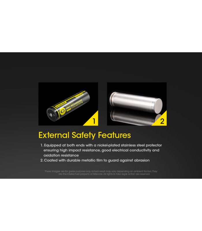 ΜΠΑΤΑΡΙΑ NITECORE 18650 / 3400mAh / USB-C (τιμή τεμαχίου)