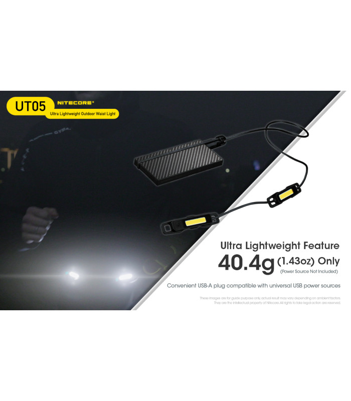 ΦΑΚΟΣ LED NITECORE HEADLAMP UT05, 400 Lumens