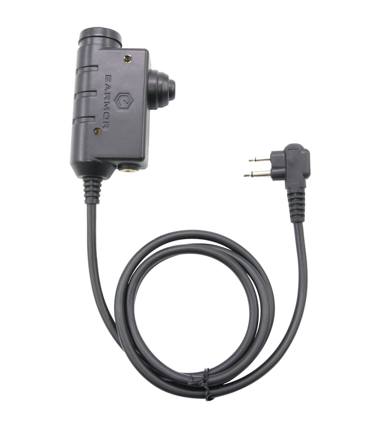 Διακόπτης PTT για Ωτοασπίδες EARMOR, Motorola/Yaesu διπλό βύσμα, Standard