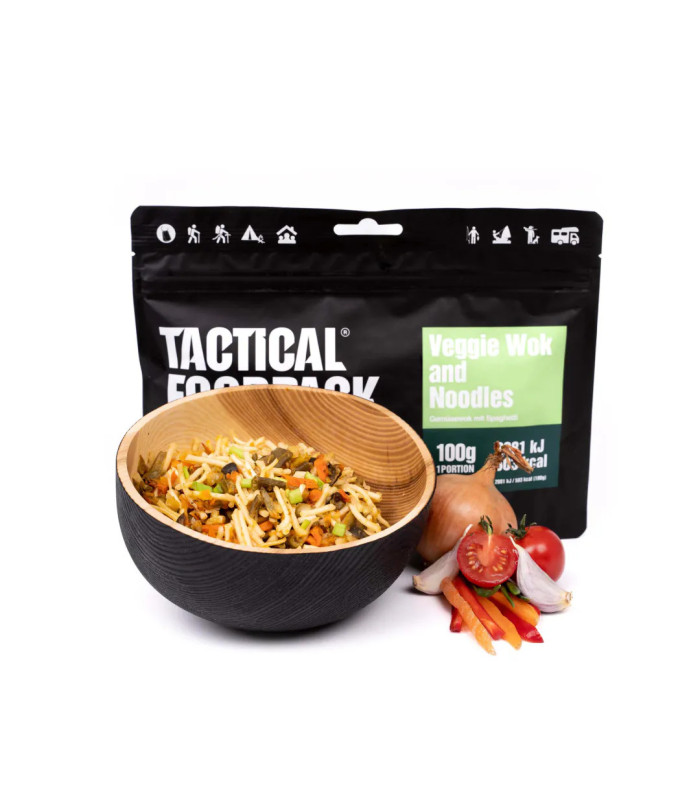 Tactical Foodpack Veggie Wok & Noodles 100g | Sabotage Oddal