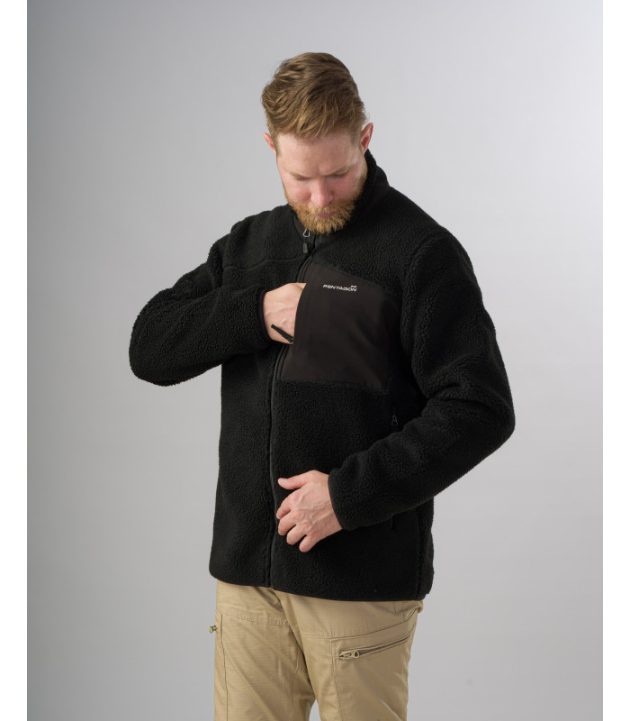 Pentagon Summit Sherpa Fleece Ζακέτα | Sabotage Oddal