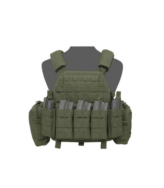 WARRIOR ASSAULT DCS DA 5.56 MM PLATE CARRIER OD GREEN