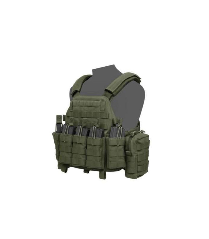 WARRIOR ASSAULT DCS DA 5.56 MM PLATE CARRIER OD GREEN