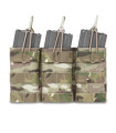 WARRIOR ASSAULT TRIPLE MOLLE OPEN 5.56 MM AMMO POUCH MULTICAM