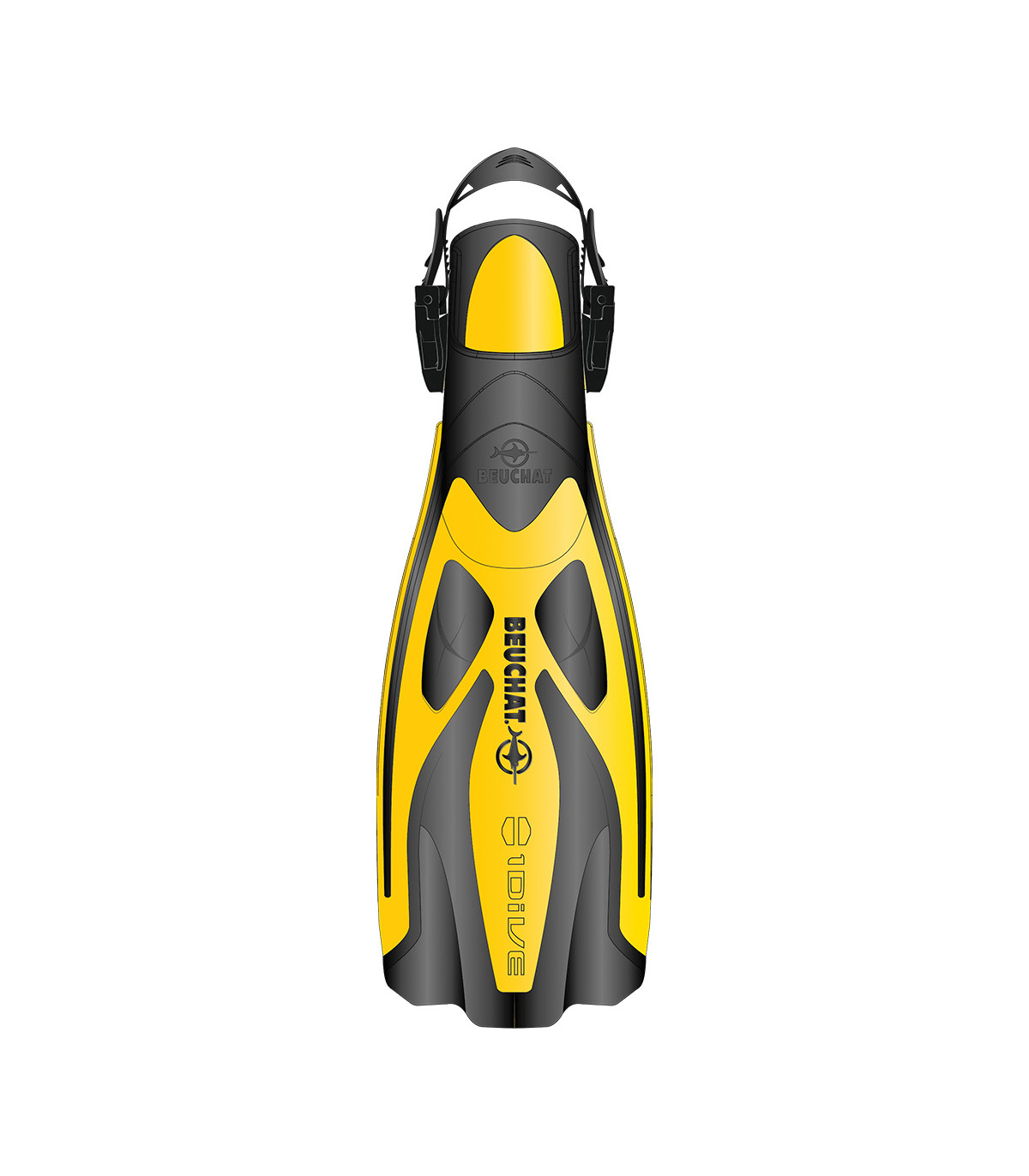 BEUCHAT 1 DIVE ADJUSTABLE YELLOW ORIGINAL