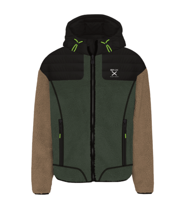Ζακέτα Fleece SNX Performance Valley Polar Sherpa Hooded Jacket Με Κουκούλα Ανδρική | Sabotage Oddal