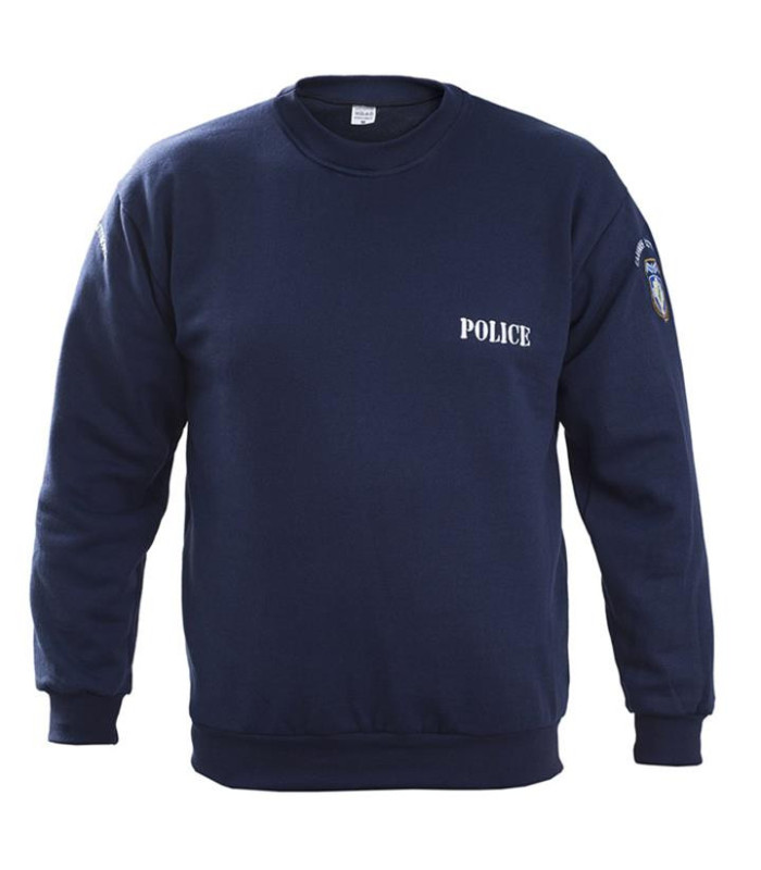 Μπλούζα Φούτερ Survivors Police Sweatshirt Βαμβακερό Με Κέντημα Αστυνομίας | Sabotage Oddal