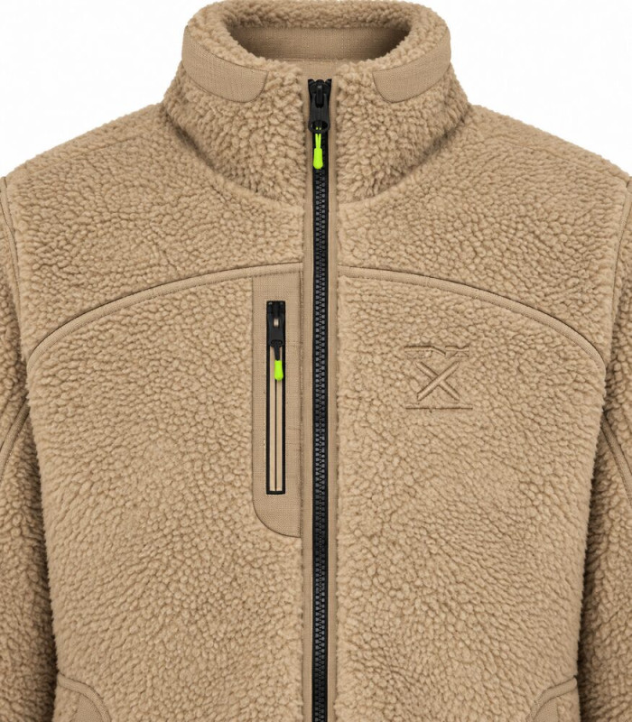 SNX Performance Bear Polar Sherpa Jacket Snow Wash Men's | Sabotage Oddal
