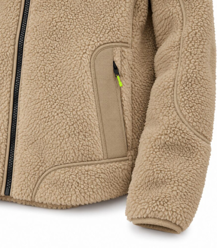 SNX Performance Bear Polar Sherpa Jacket Snow Wash Men's | Sabotage Oddal