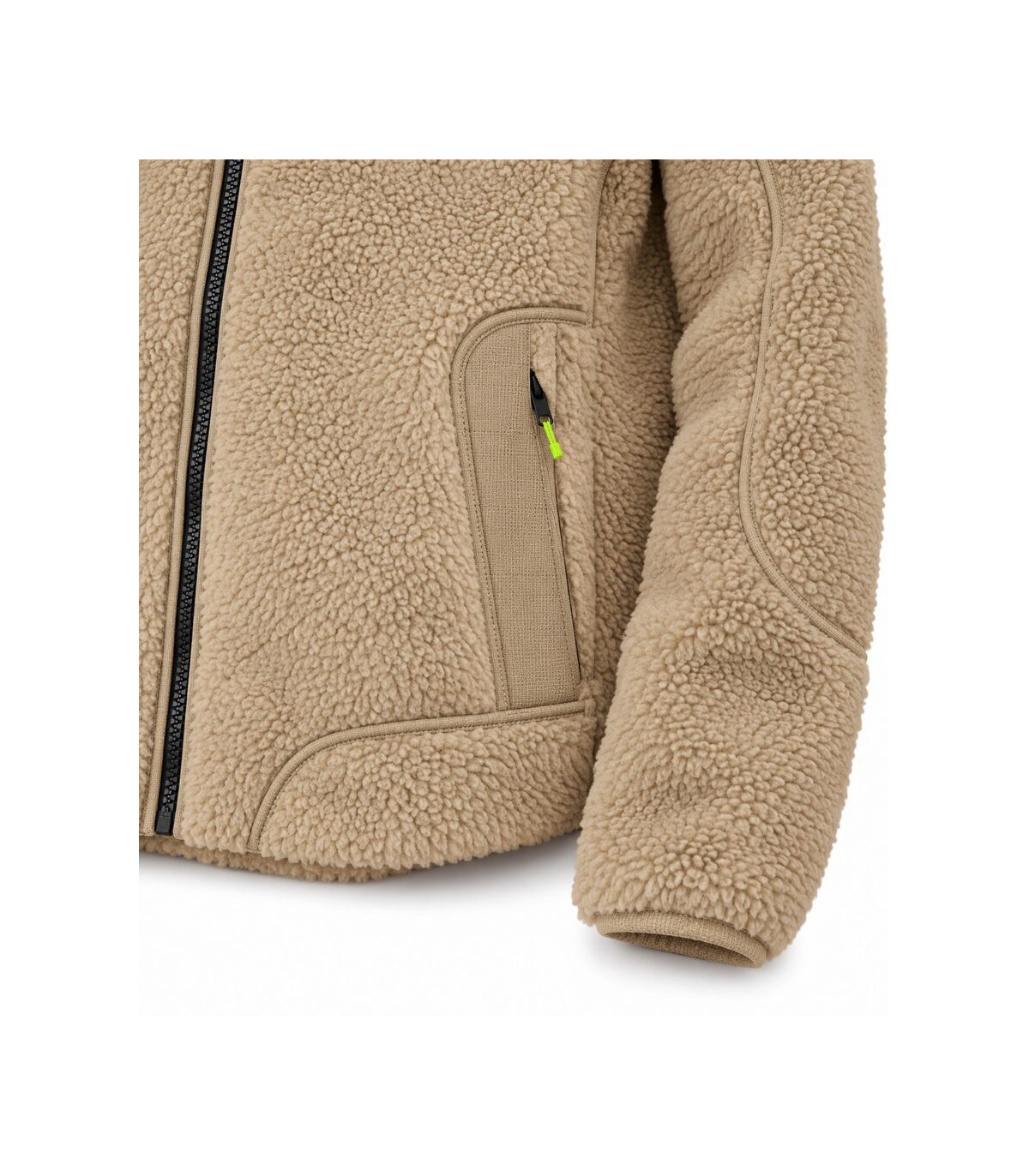 Ζακέτα Fleece SNX Performance Bear Polar Sherpa Jacket Snow Wash 530 GSM Ανδρική | Sabotage Oddal