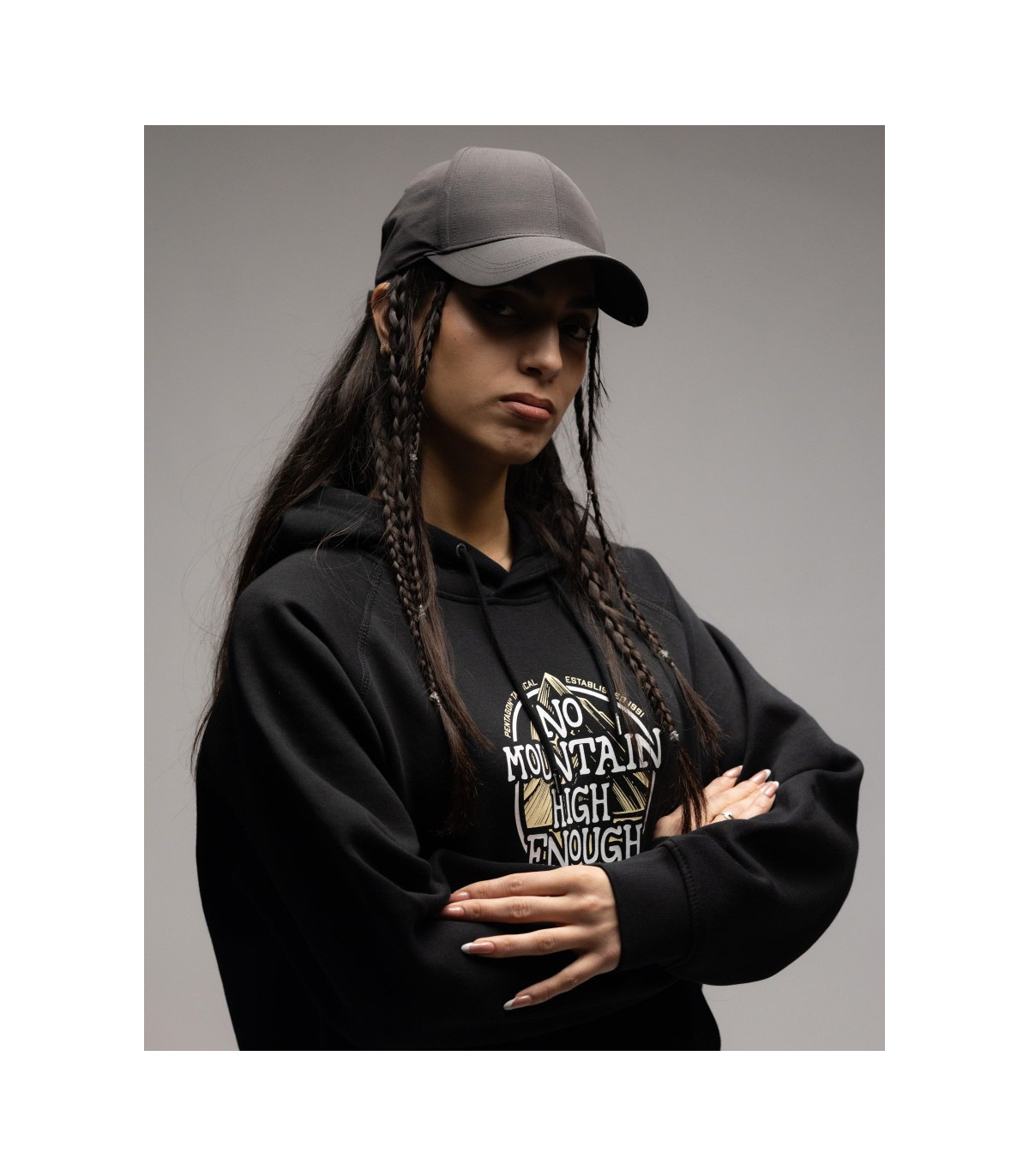 Μπλούζα Φούτερ Pentagon Phaeton Hood Sweater No Mountain Με Κουκούλα Και Τσέπες | Sabotage Oddal