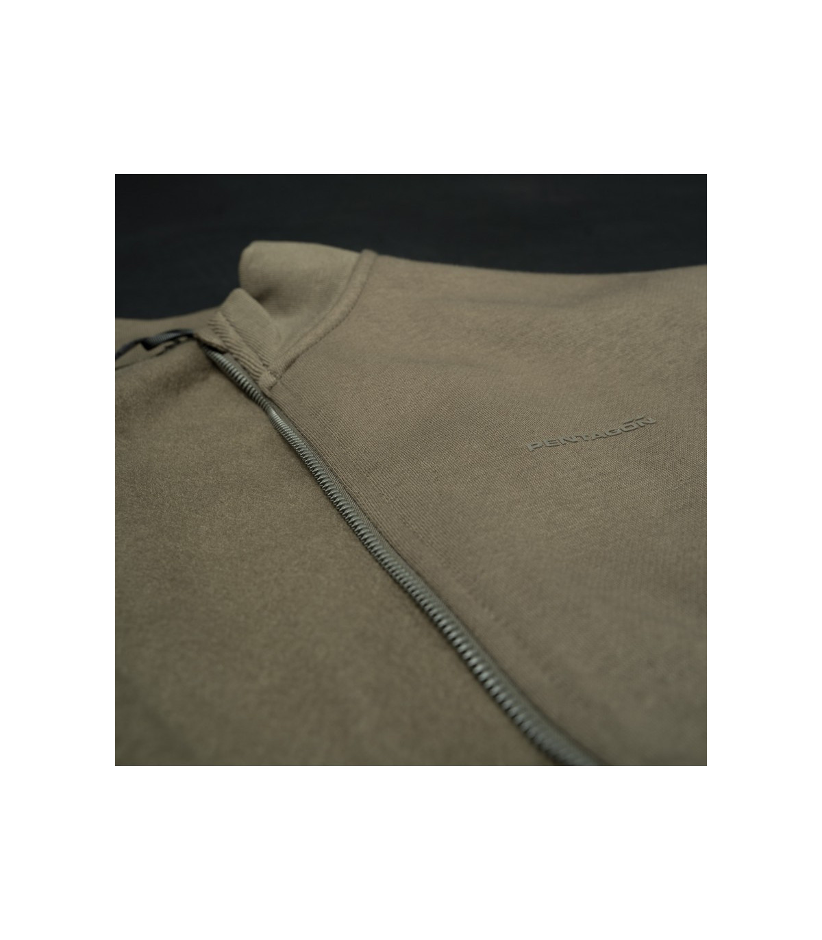 Pentagon Highneck Sweater With High Collar Zipper And Pockets | Sabotage Oddal