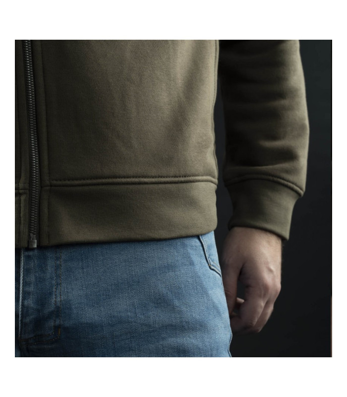Pentagon Highneck Sweater With High Collar Zipper And Pockets | Sabotage Oddal