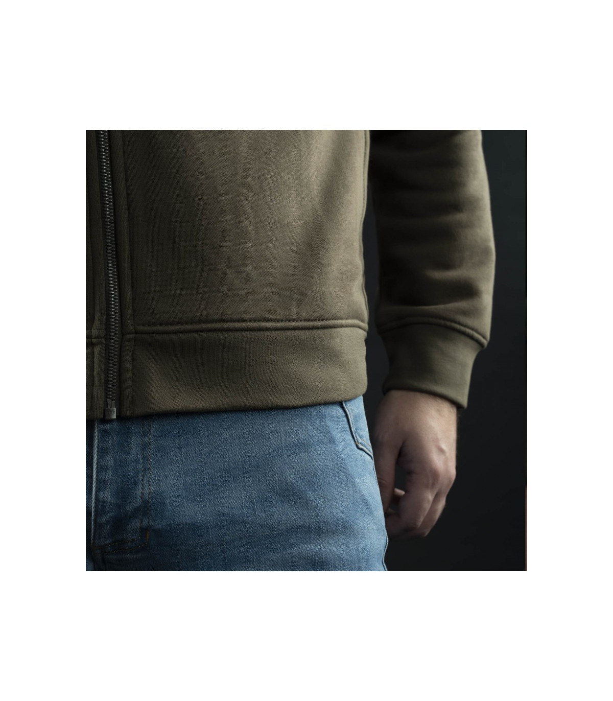Pentagon Highneck Sweater With High Collar Zipper And Pockets | Sabotage Oddal