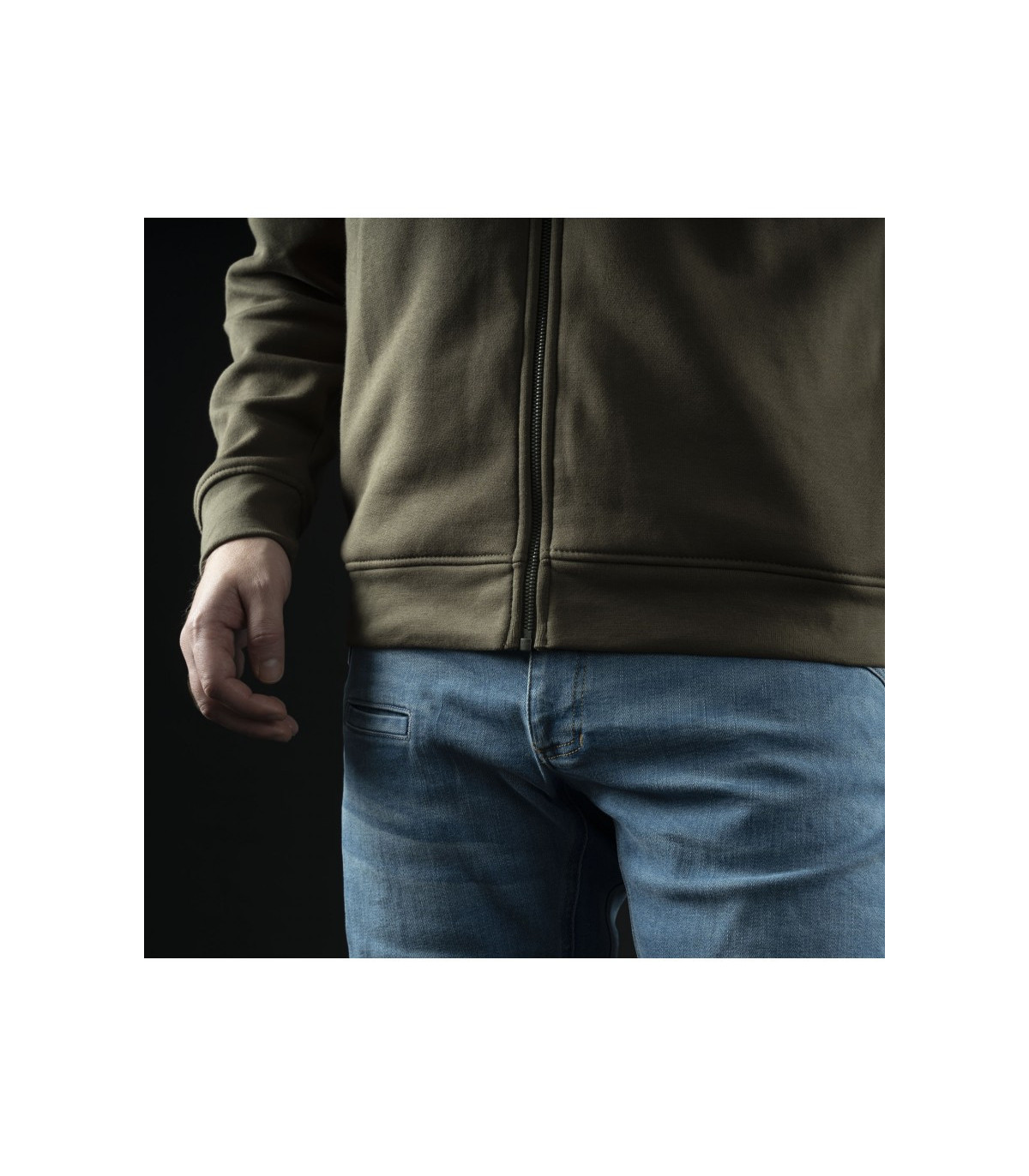 Μπλούζα Φούτερ Pentagon Highneck Sweater Με Ψηλό Γιακά Φερμουάρ Και Τσέπες | Sabotage Oddal