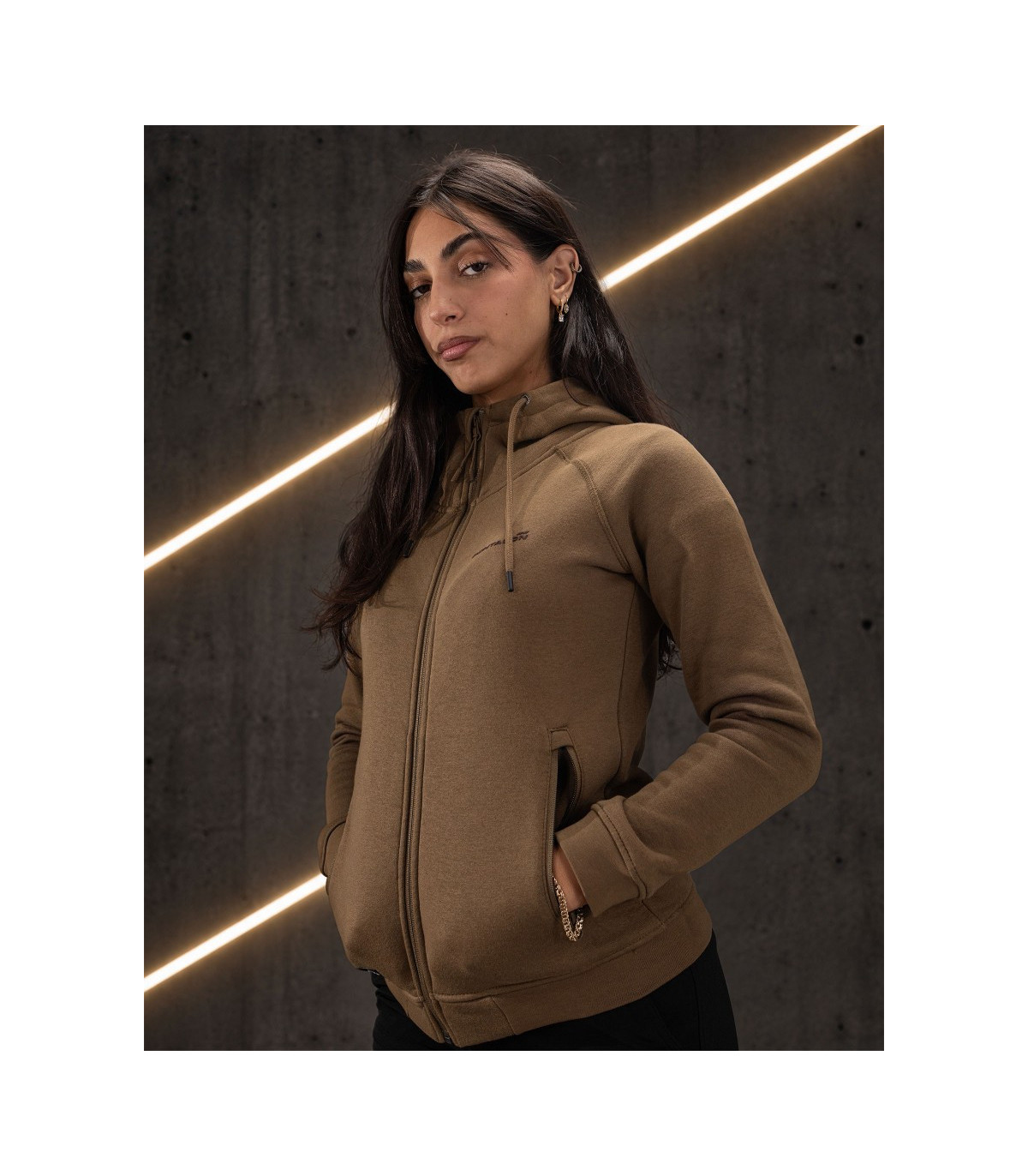 Γυναικεία Μπλούζα Φούτερ Pentagon Aphrodite Women’s Sweater Με Φερμουάρ Και Τσέπες | Sabotage Oddal