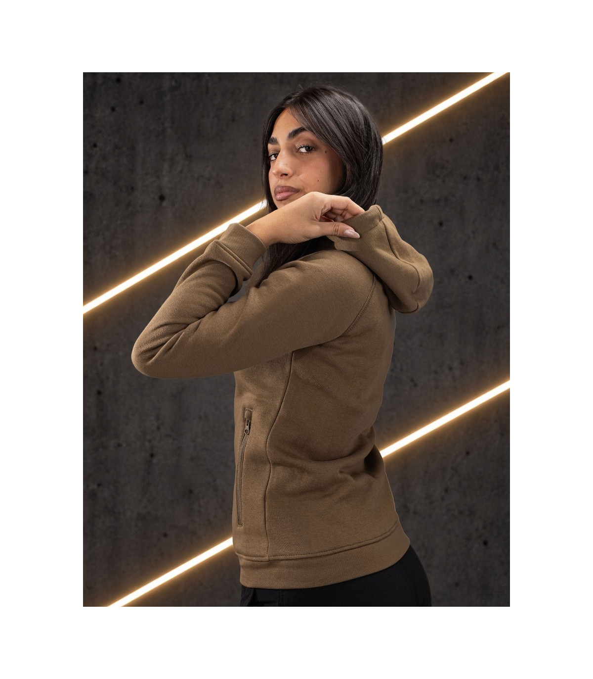 Γυναικεία Μπλούζα Φούτερ Pentagon Aphrodite Women’s Sweater Με Φερμουάρ Και Τσέπες | Sabotage Oddal