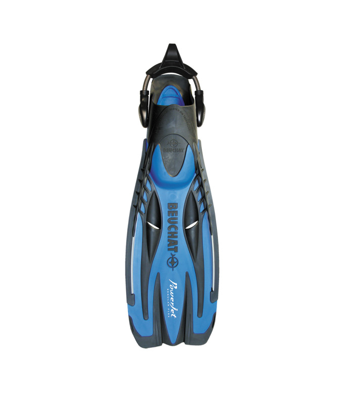 BEUCHAT POWER JET with spring straps - Firm Flex - Black