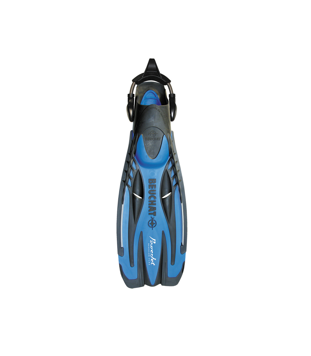 BEUCHAT POWER JET with spring straps - Firm Flex - Black