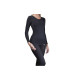 H.H LADIES LONG SLEEVE BLACK VEST