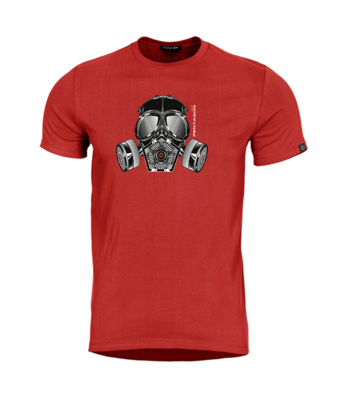 Μπλουζάκι Pentagon Ageron Gas Mask T-Shirt Βαμβακερό | Sabotage Oddal