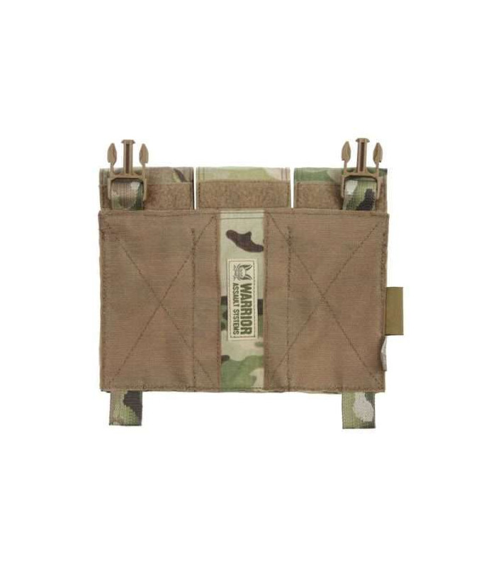 WARRIOR ASSAULT REMOVABLE TRIPLE COVERED M4 POUCH FOR RPC-LPC MULTICAM