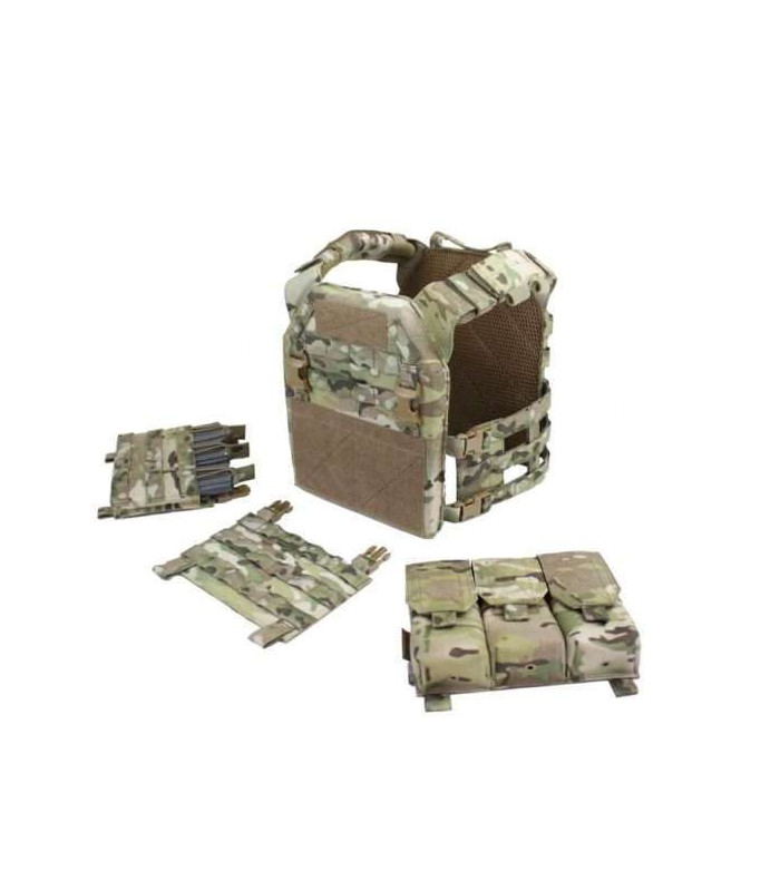WARRIOR ASSAULT REMOVABLE TRIPLE COVERED M4 POUCH FOR RPC-LPC MULTICAM