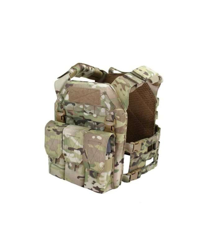 WARRIOR ASSAULT REMOVABLE TRIPLE COVERED M4 POUCH FOR RPC-LPC MULTICAM