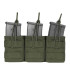 WARRIOR ASSAULT TRIPLE MOLLE OPEN G36 AMMO POUCH OD GREEN