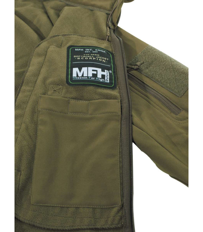 MFH SOFTSHELL JACKET SCORPION