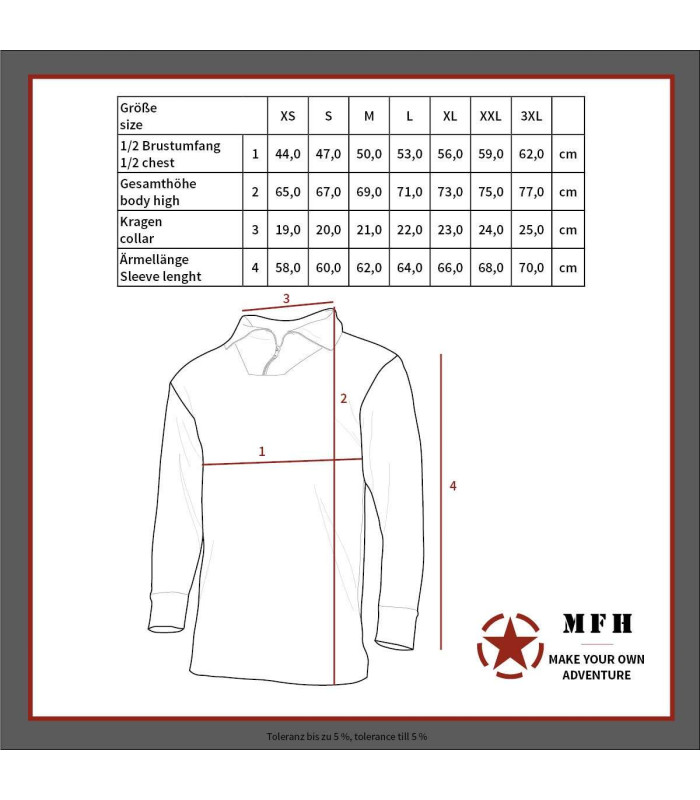 MFH Professional US Level II Gen III Tactical Thermal Top | Sabotage Oddal