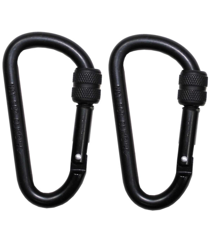 MFH CARABINER ALUMINIUM 8 MM x 8 CM