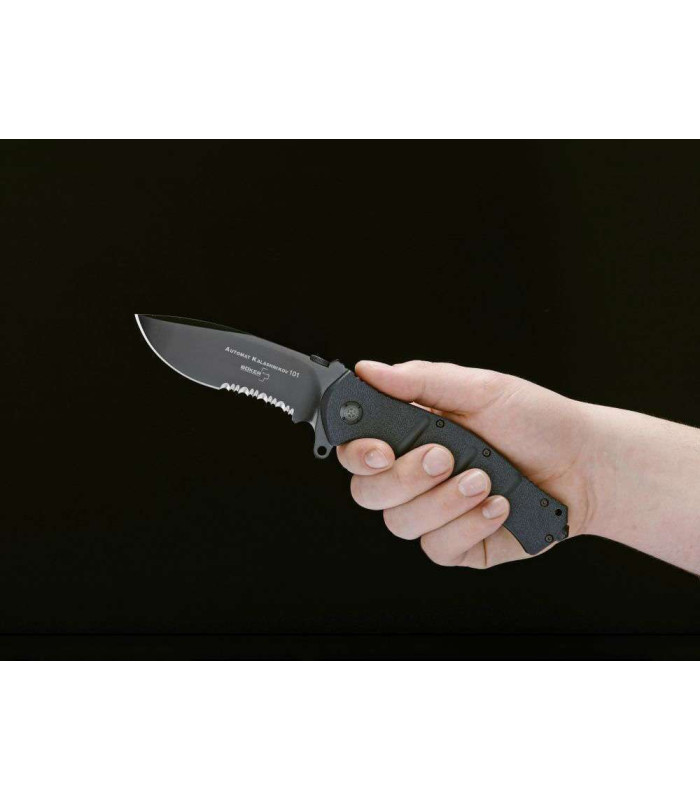 BOKER AK-101 BLACK SERRATED