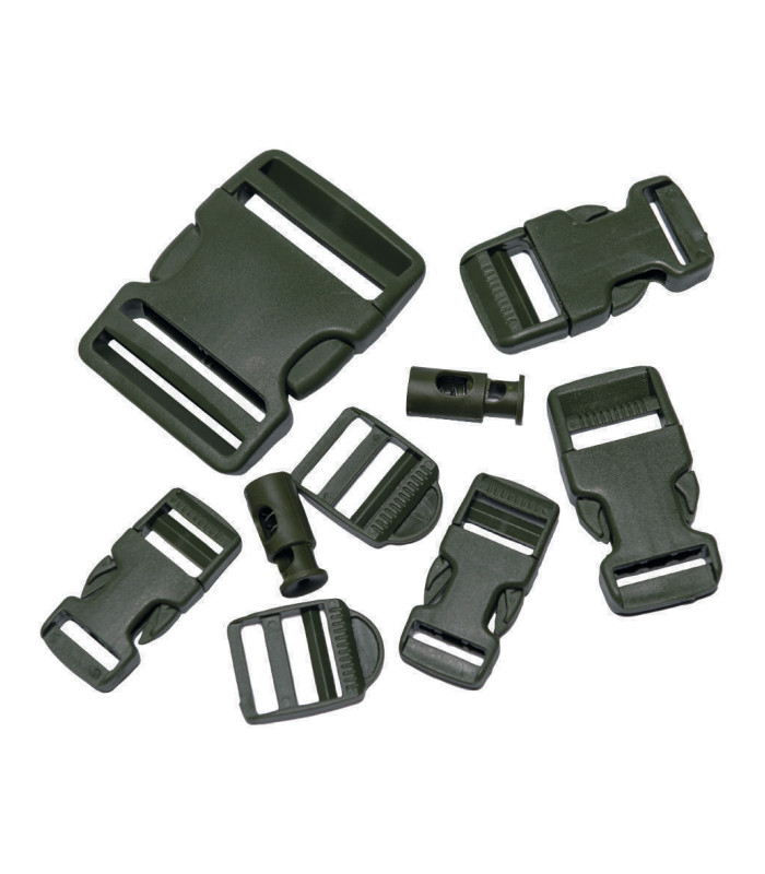 MILTEC 9 PIECES BUCKLE SET