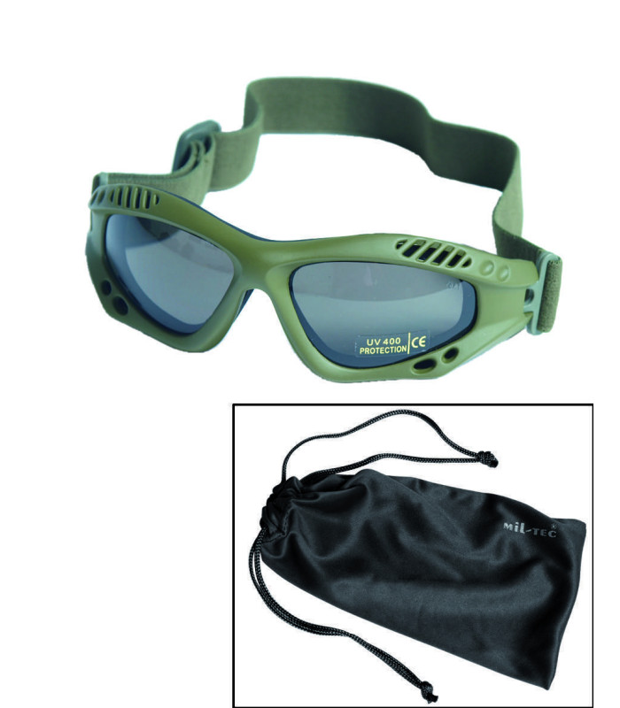 MILTEC COMMANDO GOGGLES AIR PRO SMOKE