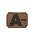 MILTEC 3D BLOOD TYPE PATCH A (-)
